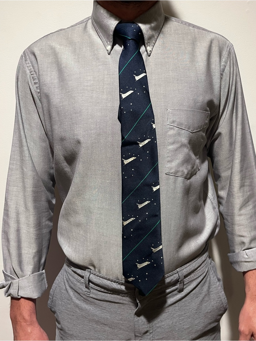 Space Shuttle Tie! Navy Blur